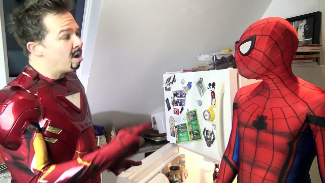 SPIDER-MAN & IRON MAN - 'That's Not a Hug!' Homecoming Trailer Parody-RFu-TAF722w