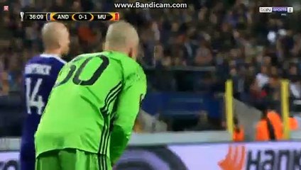 Henrikh Mkhitaryan Goal HD - RSC Anderlecht 0-1 Manchester United - 13.04.2017 HD