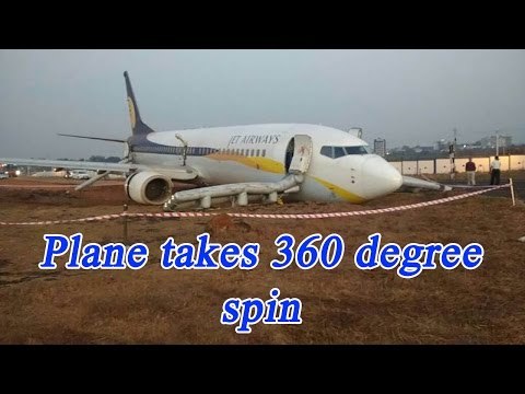 Jet Airways flight from Goa to Mumbai skids off the runway; passengers safe | Oneindia news