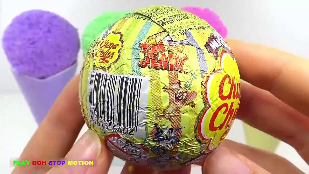 Foam Clay Ice Cream Waffle Surprise Toys Eggs Batman789456879