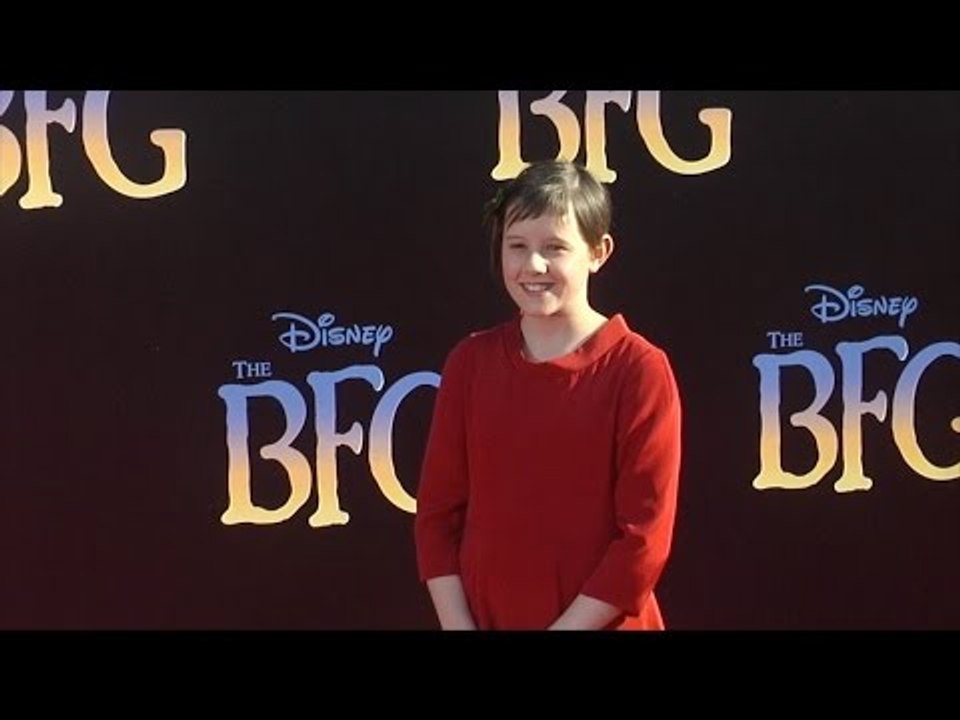 Ruby Barnhill "The BFG" Premiere Red Carpet