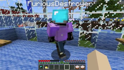 Minecraft  TRONE AMUSEMENT PARK (Custom Map) Part 2