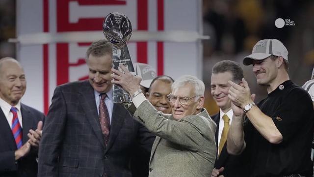 Longtime Pittsburgh Steelers owner Dan Rooney dies at 84