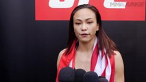 Michelle Waterson focused on Rose Namajunas as a route to the title