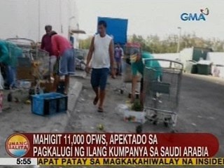 UB: Mahigit 11,000 OFWs, apektado sa pagkalugi ng ilang kumpanya sa Saudi Arabia