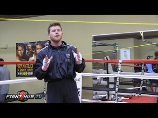 Watch Canelo Alvarez sing & dance while training for James Kirkland