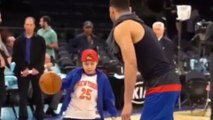 Ben Simmons Straight PUNKS a Little Knicks Fan in 1-on-1 Game!