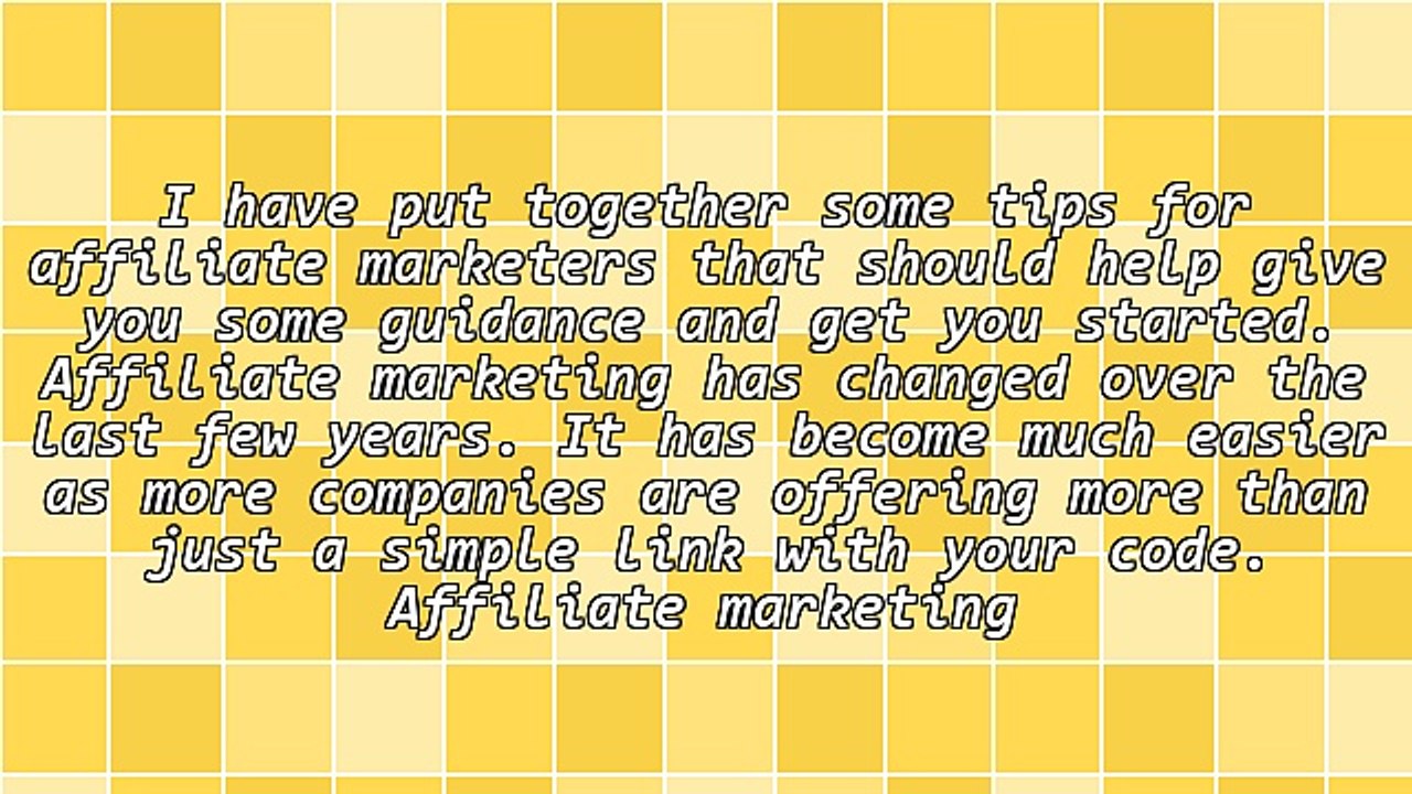 Simple Tips for the Affiliate Marketer
