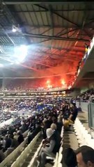 Lyon-Besiktas : les fans turcs ont mis le feu au stade OL !