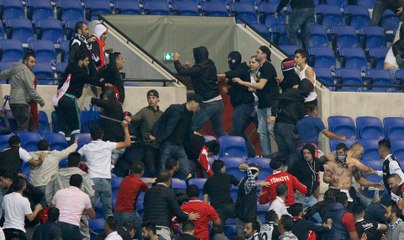 Lyon-Besiktas : Invasion de pelouse - 13-04-17