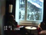 Suraj, Aruna & Hari Sharma with Per Alm & Tomas Winkler in Hotel Laudinella St, Moritz Mar 14, 1998