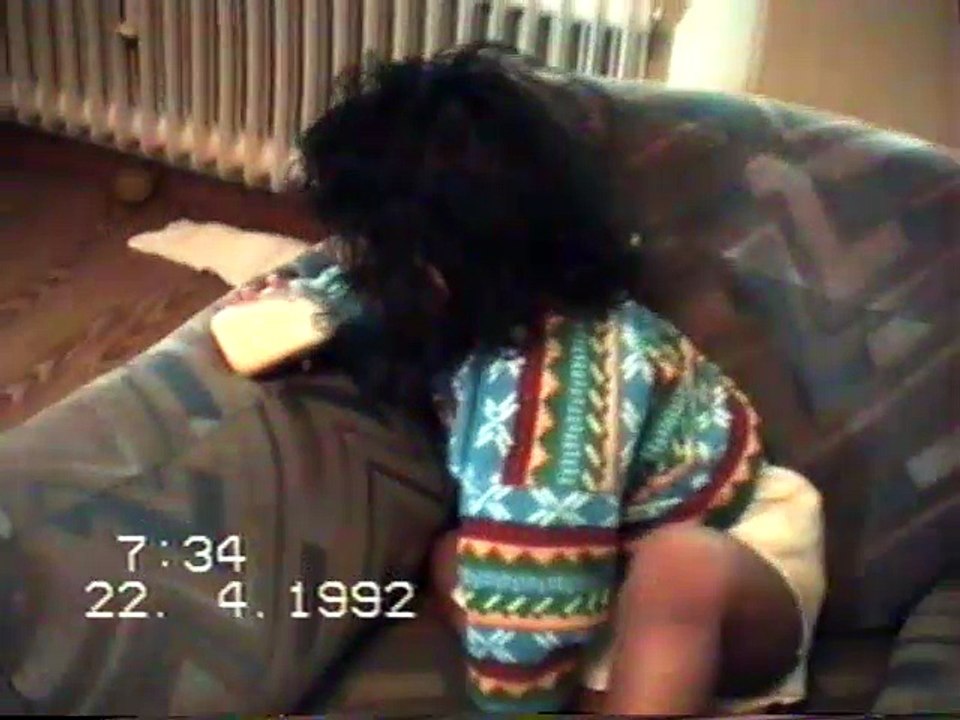 Suraj Sharma son of Aruna & Hari Sharma Watching TV at Frödingsgatna 12 Uppsala Home April 22, 1992