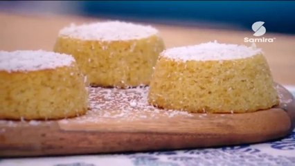 قهوة العصر : بسبوسة بجوز الهند مع الشاف ناريمان - سميرة Tv