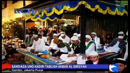 Sandiaga Uno Hadiri Tabligh Akbar Al Idrisiyyah