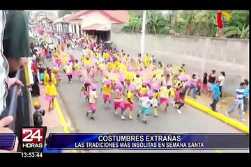 Extraños festejos en nombre de la Semana Santa