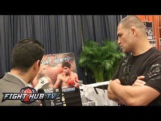 Cain Velasquez's EPIC Floyd Mayweather vs. Manny Pacquiao chart breakdown