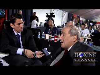 Bob Arum "Pacquiao's been so relaxed for this fight" Shares hilarious Jake Lamotta story
