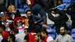 Europa League clash between Lyon and Besiktas Fans