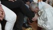 Pope Francis washes feet of 12 prison inmates at Holy Thursday Mass