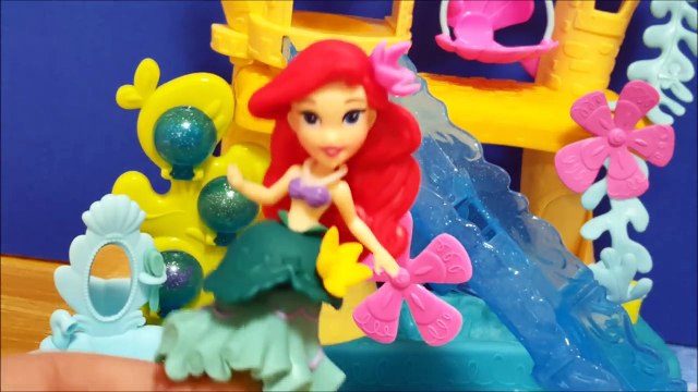 ディズニープリンセス アリエルの海のお城 セバスチャンから逃げろ！★お姫様 トイキッズ おもちゃ アニメ キッズ 人形 ごっこ 子供向け 寸劇 Toy kids