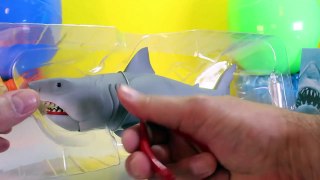 JAWS Shark Toy   BONUS Surprise Shark Eggs filled with Sharks, Toys   Sea Animals-MK75e1cCJ