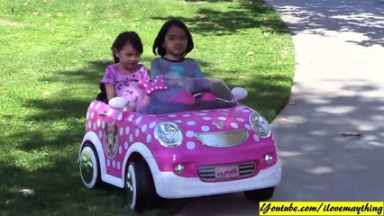 Pink Disney Minnie Mouse Toy. 12 Volts Power Wheels Ride-On Car Playtime w_ Hulyan &