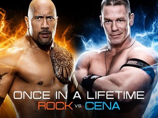 WWE JOHN CENA VS THE ROCK LOQUENDO