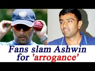 Ravichandran Ashwin fails to thank Dhoni, face criticism | Oneindai News