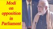 PM Modi attacks opposition for stalling Parliament on NoteBan, Watch video | Oneindia News