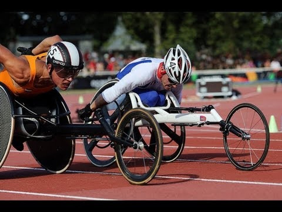 Athletics - men's 200m T34 semifinal 1 - 2013 IPC Athletics WorldChampionships, Lyon