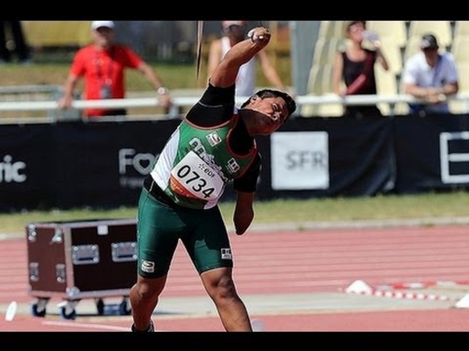 Athletics - men's javelin throw F46 final - 2013 IPC Athletics WorldChampionships, Lyon