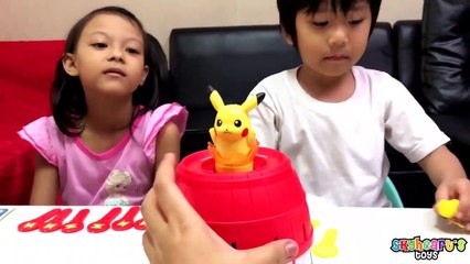 Pikachu Pop-Up Pirate game - Tomy Pokemon toys figures for kids family game