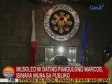 UB: Musoleo ni ex-Pres. Marcos, isinara muna sa publiko