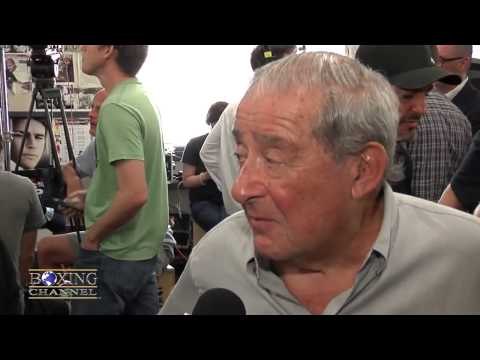 Bob Arum Mayweather has slowed up. Hes not moving as much, but hes still terrific talent