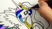 My Little Pony Princess Celestia Coloring Bo olors