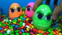 A lot of candy! Interesting surprise eggs Disney Cars MINIONS SpongeBob eggs For Kids mymilliont