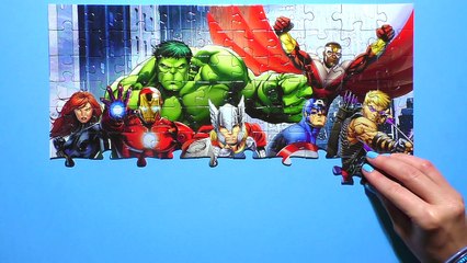 MARVEL AVENGERS Le  Jigsaw Games Clementoni Hulk Captain America Iron M