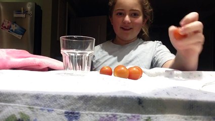 Chubby bunny challenge with a twist