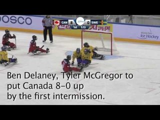 2017 World Para ice hockey Championships, CAN v SWE, Game Highlights