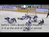 2017 World Para ice hockey Championships, USA v ITA, Game Highlights