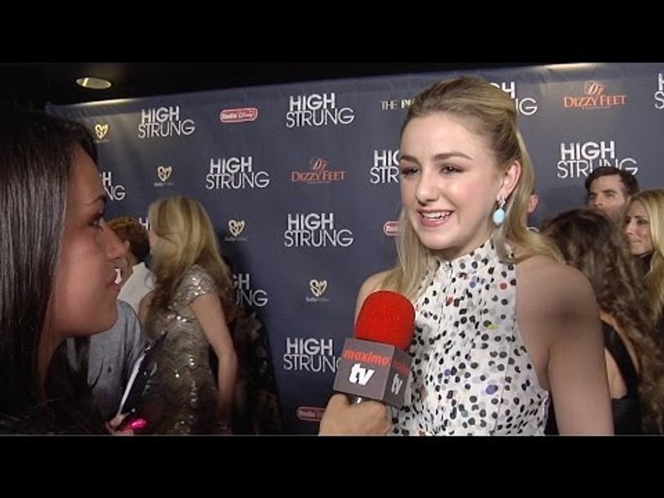 Chloe Lukasiak Interview "High Strung" Premiere #DanceMoms