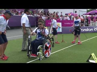 Archery - Brown (GBR) v Clarke (GBR) - Women's Individual Compound - Gold Medal Match - London 2012