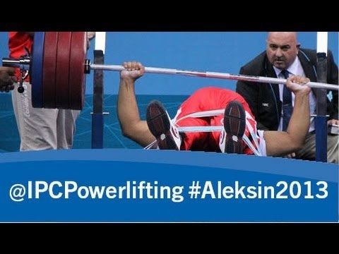 Powerlifting - men's -54kg - 2013 IPC Powerlifting Open European Championships Aleksin