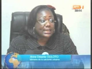 Le Ministre de la salubrité Anne Ouloto fait le bilan à mis parcours de l'opération "Pays Propre"