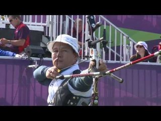 Archery - Korea v Iran - Men's Team Recurve Quarterfinal 2 - London 2012 Paralympic Games