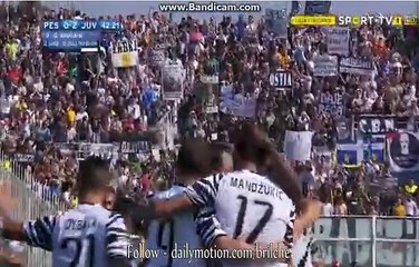 Gonzalo Higuain Second GOAL | Pescara 0-2 Juventus - 15.04.2017 HD