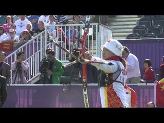 Archery - Hwa Sook Lee (KOR) v Huilian Yan (CHN) - Women's Ind. Recurve Standing Gold - London 2012