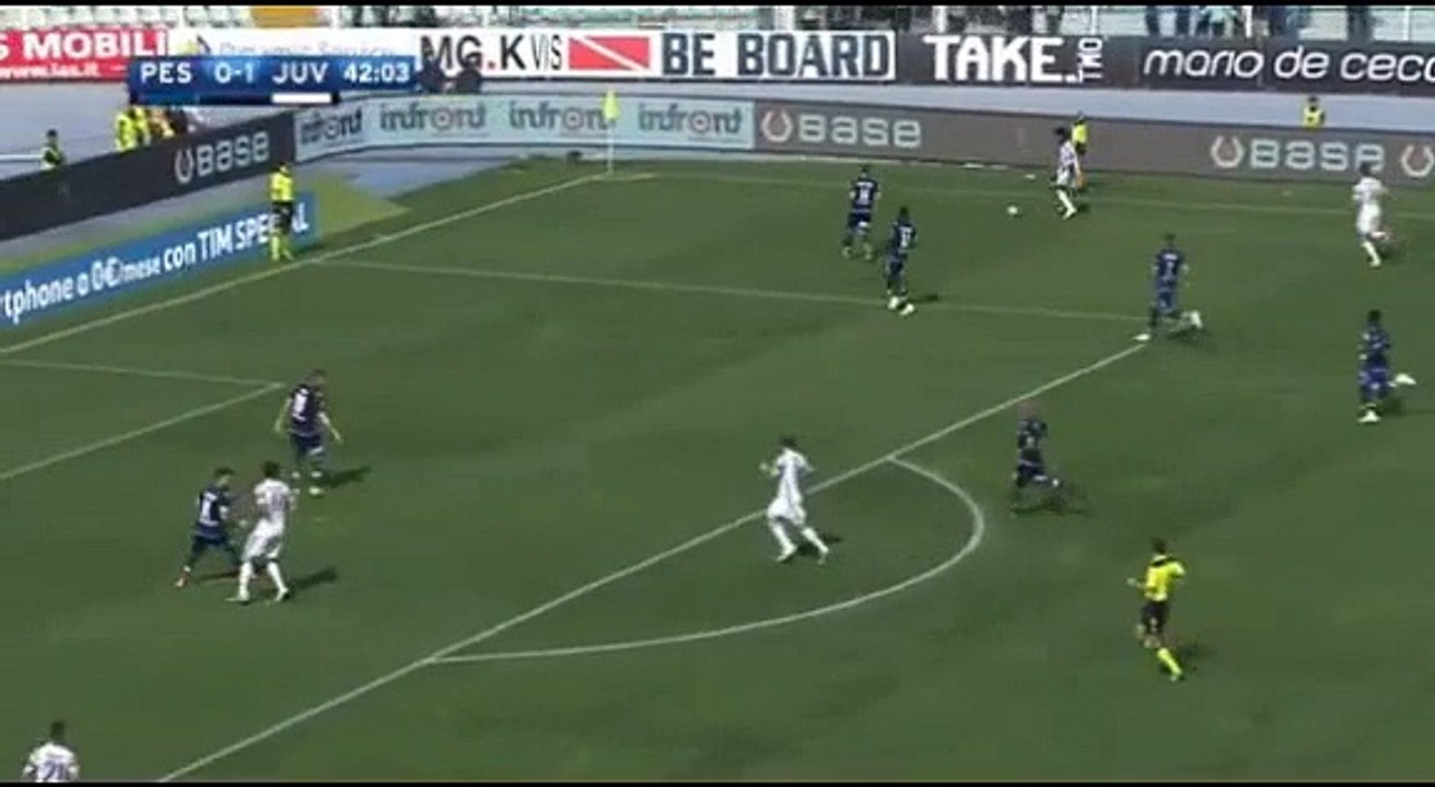 0-2 Gonzalo Higuain Goal - Pescara 0-2 Juventus 15.04.2017