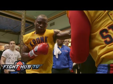 Adonis Stevenson vs. Sakio Bika- Stevenson media workout highlights