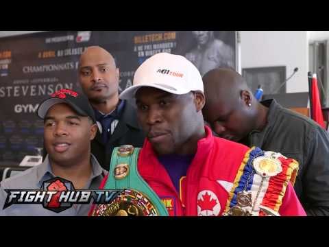 Adonis Stevenson I want to unify! Fans want it & thats my goal! Looks to KO Bika on CBS.